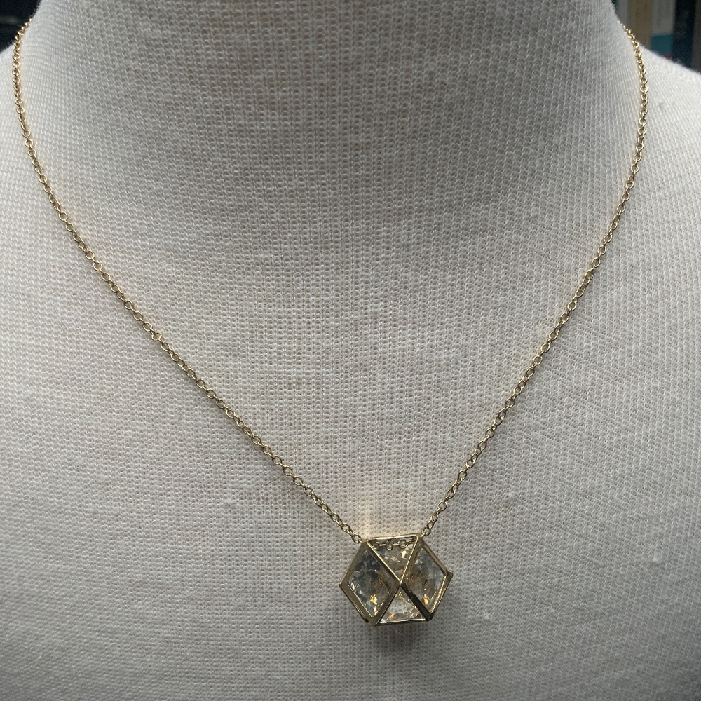 Gold-colored Necklace with Charm
